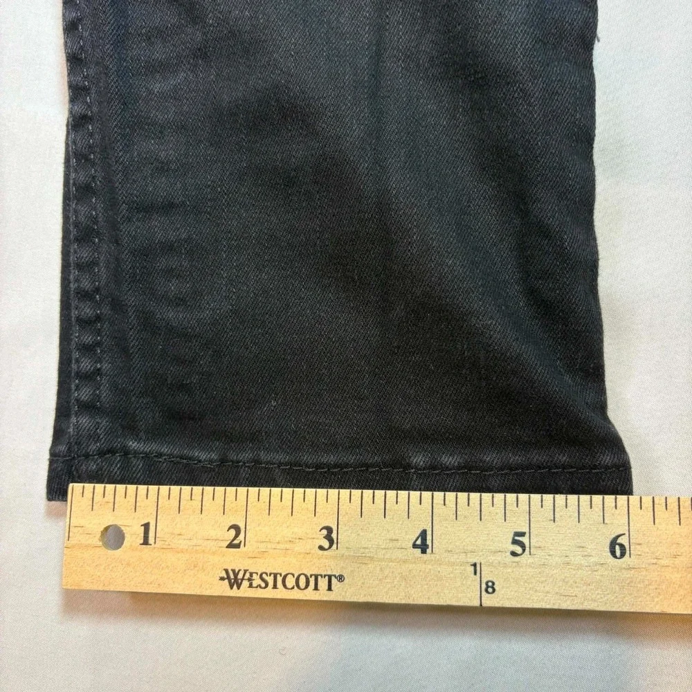 Levis 512 Mens Slim Taper Black Denim Jeans 36x32 W36 L32 Stretch Pants